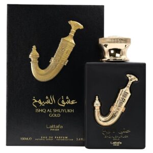Ishq Al Shuyukh Gold Eau de Parfum by Lattafa Pride – 100ml