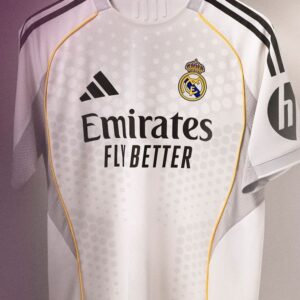 Real Madrid 2025/26 Home Jersey – Authentic Adidas Edition